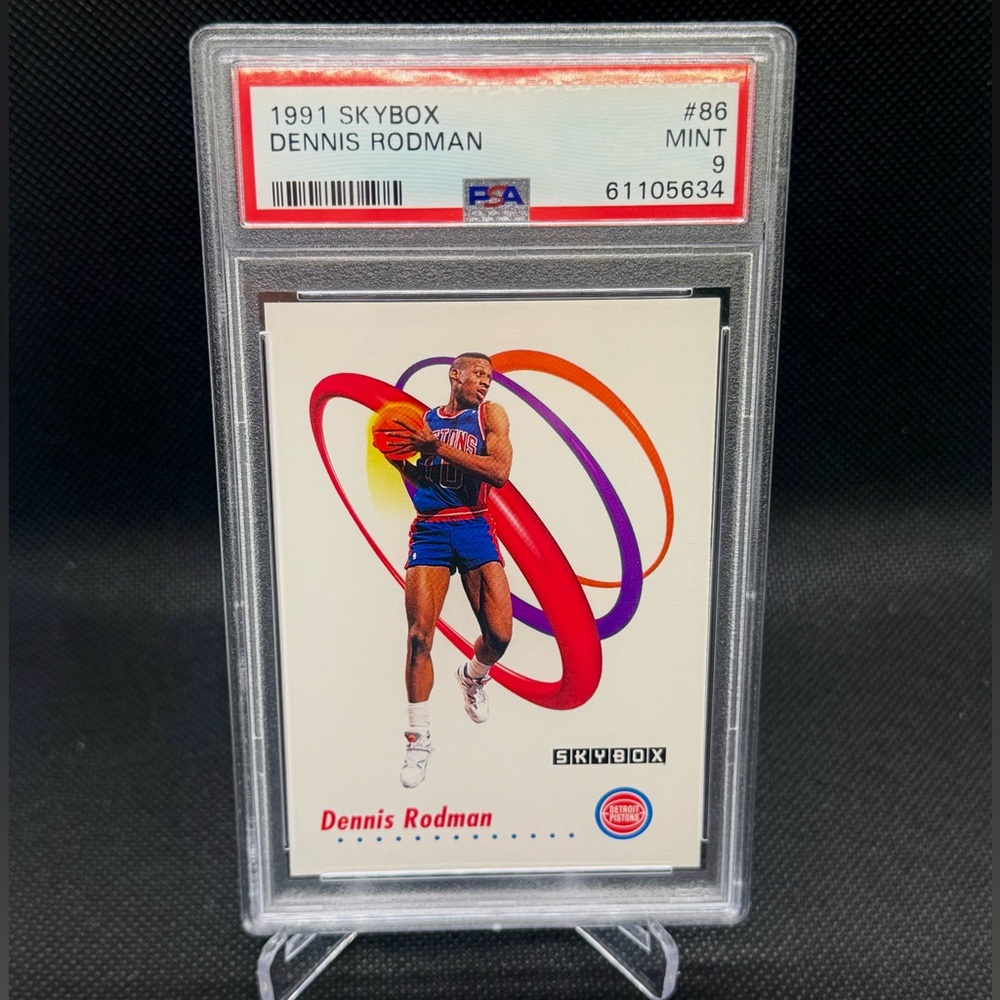 1991 SkyBox Dennis Rodman Basketball Card